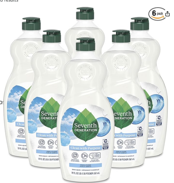 Seventh Generation Free & Clear Dish Soap